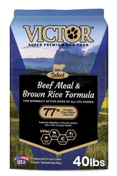 VICTOR super premium dog food beef meal brown rice bag β protein-rich nutrition for all life stages