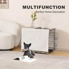 VIE DE AMAN unmovable nylon strips secure topper to crate.