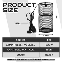 VIHOSE 150W ceramic heat emitter suitable for reliable warmth
