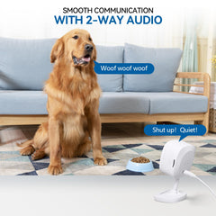 Viigytek two-way audio enables quick conversations with family.