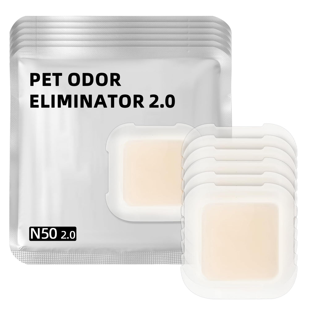 VIKOS 2.0 odor eliminator pack beside PuraMax waste bin reduces odors.