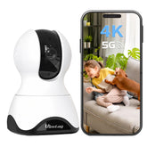 VIMTAG 4K UHD pan-tilt camera for precise home monitoring