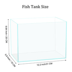 Vimvins included tank mat stabilizes the tank and protects surfaces.