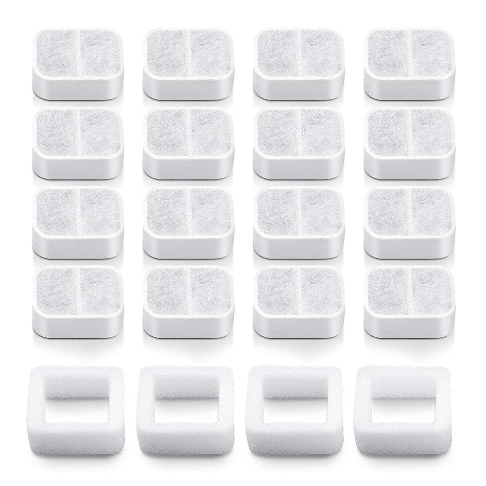 VinDox ceramic cat fountain carbon filters improve water taste for pets.