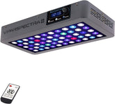 VIPARSPECTRA 165W LED light full spectrum over a coral tank enhances color