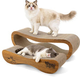 Viraagyiyou cat scratcher 2-in-1 flat surface for scratching and lounging.