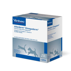Virbac ALLERDERM OmegaDerm EZ-dose packets simplify precise dosing.