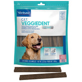 Virbac CET Veggiedent FR3SH packaging for large dogs supports daily dental care.