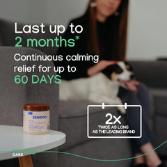 Virbac ZENIDOG gel diffuser demonstrates quick-acting calming effect