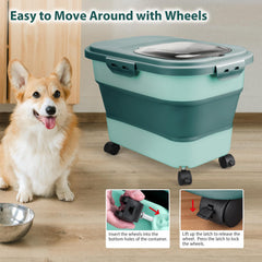 Viretec clear flip-top lid allows quick check of contents
