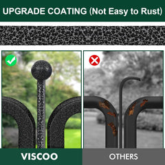 VISCOO easy-assembly no-tools design speeds setup.