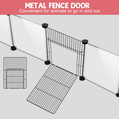 VISCOO transparent panel top cover preventing escapes while maintaining visibility