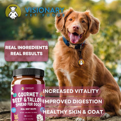 Visionary Pet Foods Beef Meat Spread used as pill pockets for easy dosing.