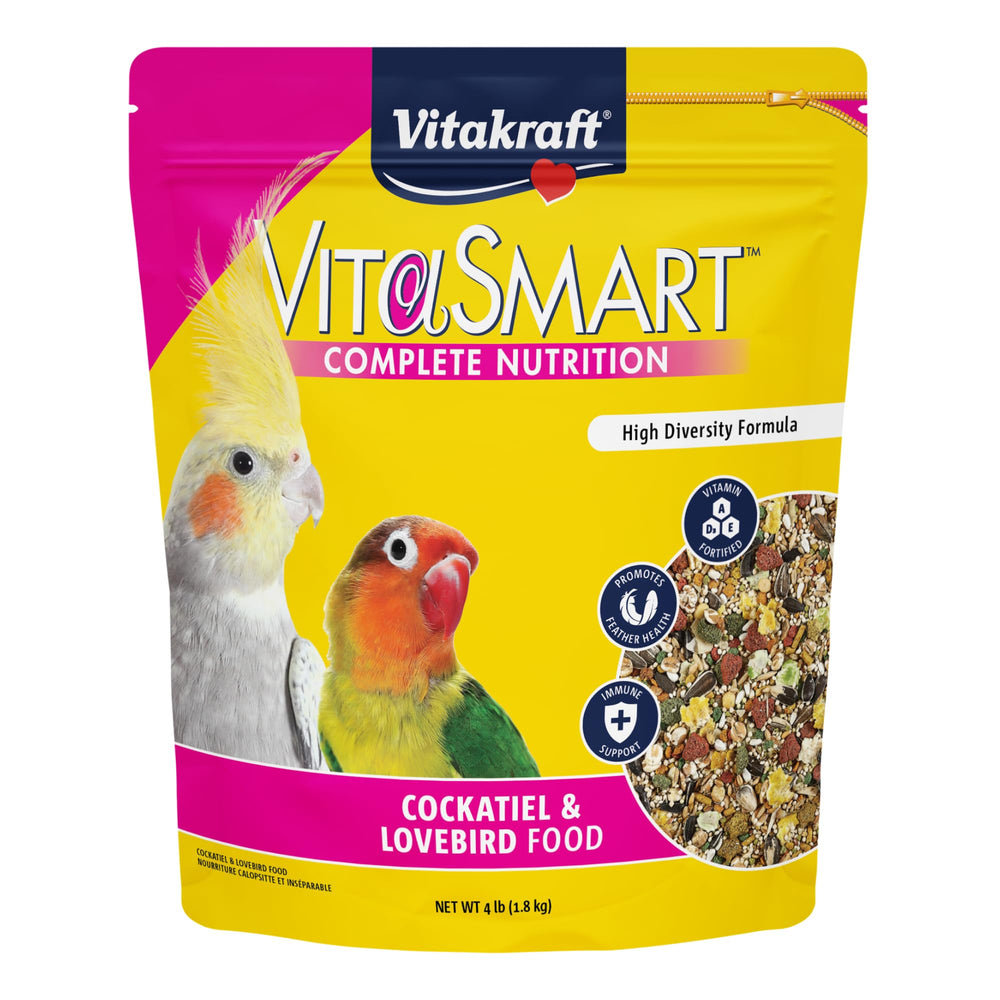 Vitakraft Vita Smart foraging mix in a bowl sparks daily feeding variety
