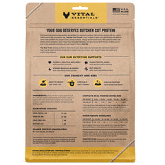 Closeup of Vital Essentials duck crunchy mini-nibs, showcasing premium texture.