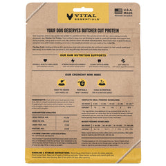 Closeup of Vital Essentials duck mini nibs texture and quality