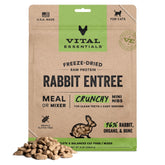 Vital Essentials rabbit mini nibs in a bowl for a high-protein meal.