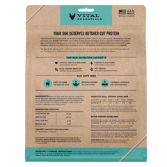 Vital Essentials raw beef-salmon soft nibs close-up showing premium ingredients.