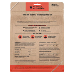 Vital Essentials raw lamb and whitefish soft nibs close-up showing tender texture for picky eaters.