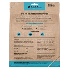 Vital Essentials Soft Nibs close-up texture shows tender morsels for sensitive teeth