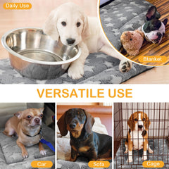VitalCozy rectangle crate mat design compatible with standard kennels.