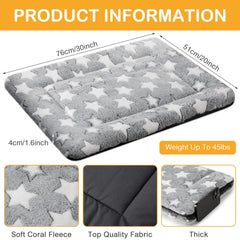 VitalCozy dog crate pad linen side breathable design for hot seasons.
