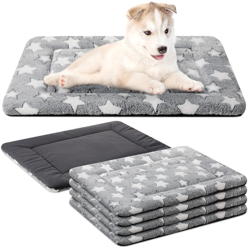 VitalCozy four-pcs dog crate pads offer versatile padding for crates and travel.