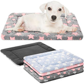 VitalCozy four-piece dog crate pad set offers soft warmth for small to medium pets.