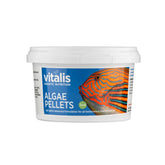 Vitalis Marine Algae Pellets 1mm close-up; soft sinking feed for herbivorous reef fish.