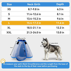Vithael soft protective edge reduces neck irritation.