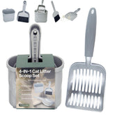 Vitisyao 4-in-1 scoop and holder for quick litter cleanup