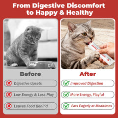 VivaElixir cat probiotic gel lickable texture that cats enjoy