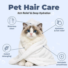 VivaElixir cat shampoo detangles for smoother, tangle-free coats.