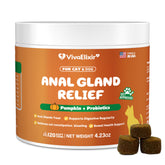 VivaElixir constipated cat pumpkin-probiotic soft chews support gentle digestion.