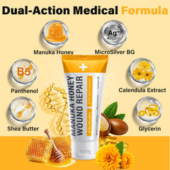 Applying VivaElixir ointment to a dog's itchy area for relief