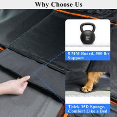 VIVASNIFF orange leash-seatbelt combo adds safety and convenience for pet travel.