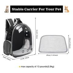 Vivicreate sturdy base and durable shell hold pets up to 13 lbs securely.