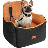 Vivifying dog car seat with 4-inch booster view for calmer rides