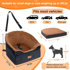 Vivifying dog car seat safety belt attachment keeps your pet secure during drives.