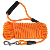 Vivifying long dog leash 32ft orange for flexible outdoor training and recall