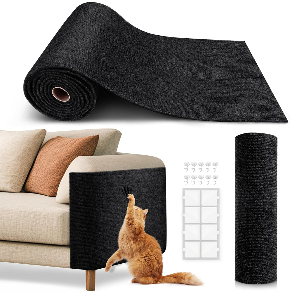 VIVOYAN cat scratch furniture protector shown on a sofa edge for wide coverage and protection