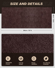 VIVOYAN trim-to-fit mat being cut to fit irregular cat furniture.