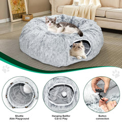 VIVOYAN resting mat provides a cozy spot for cats after activity.