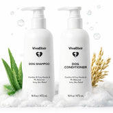 VivaElixir Oatmeal & Aloe Shampoo bottle for gentle cleansing.