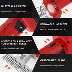 Vkdemer dual-battery grooming kit supports longer sessions without frequent recharges