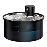 VKIMISS Wireless Cat Water Fountain front view showing ready hydration for home use