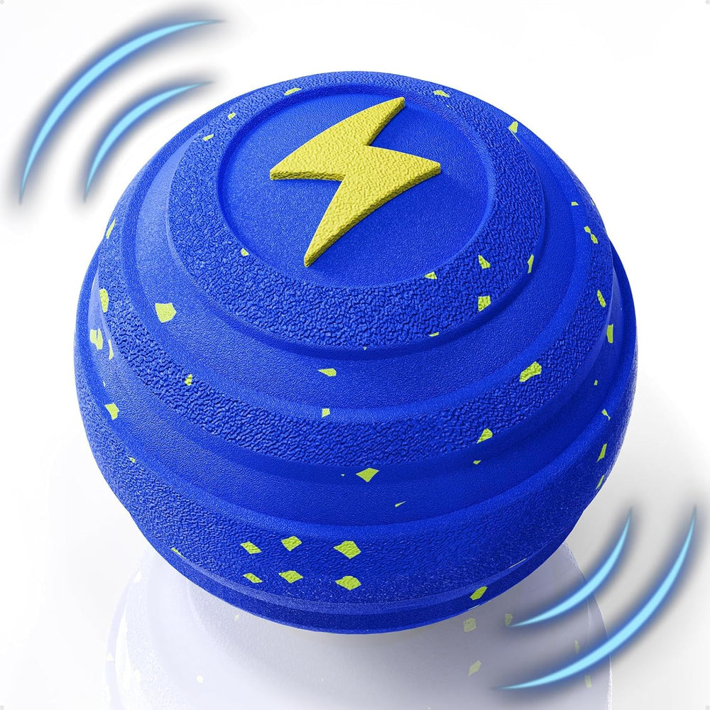 VNAKIO interactive dog ball front view for durable, engaging play sessions