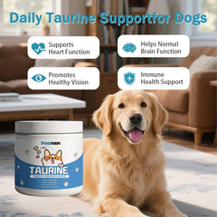 Voererh packaging graphic highlights the 200-gram taurine powder container.