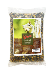 Volkman Seed Squirrel Gourmet Mix bag front view, balanced diet option for small animals.