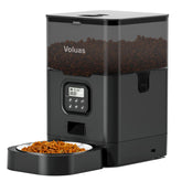 Voluas automatic cat feeder with four-meal timer for convenient pet meals.